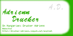 adrienn drucker business card